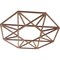 Ekena Millwork Guardian Wood Fretwork Pierced Ceiling Medallion, Walnut, 16"OD x 6 1/4"ID x 3/8"T CMWP16X16X0375GDWA - alternate 5